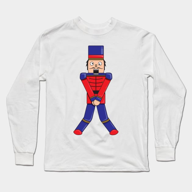 The Nutcracker TShirt - Funny Christmas Tee for Men Long Sleeve T-Shirt by ghsp